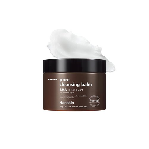 Hanskin BHA Pore Cleansing Balm, Gentle Blackhead Cleanser and Makeup Remover for Combination and Oily Skin [BHA/2.82 oz]