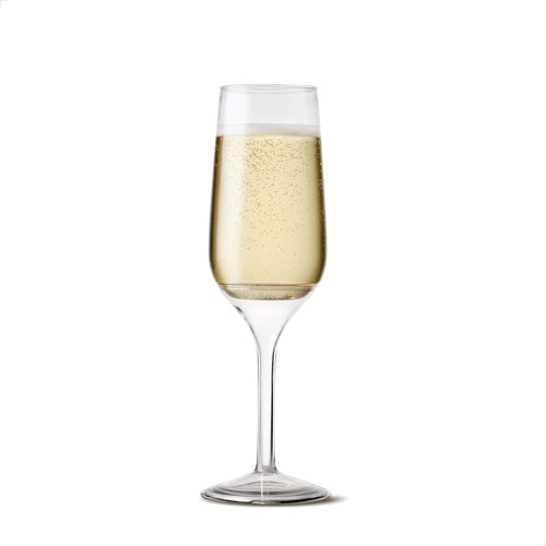TOSSWARE POP 6oz Stemmed Flute SET OF 12, Premium Quality, Recyclable, Unbreakable & Crystal Clear Plastic Champagne Glasses, 12 Count (Pack of 1)