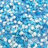 Snowflake Crystals Sanding Sugar | Sprinkles | Snowflake Sprinkles | Blue Sugar | Blue Sprinkles | Cookie Sprinkles | Manvscakes