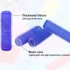 MOODKEY 36PCS Self Grip Small Hair Curlers Heatless Roller Hair Curlers Pro Salon Hairdressing Curler DIY Curly Hairstyle Hair Rollers Tools Rat Tail Comb for Women Medium Short Hair(0.8 x 2.4 Inch)