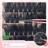 Fluffy Lash Clusters 16-25mm Thick Long Cluster 100D Cluster Eyelash Extensions 240 PCS D Curl Volume Lash Clusters 3D Mega Volume Lash Clusters False Eyelashes DIY at Home, by Anforlin