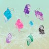 20Pcs Pop Keychain Fidget Toys Pop Ice Cream Fidget Toys Relieve Anxiety Stress Hand Office Desk Toys for Kids Adults