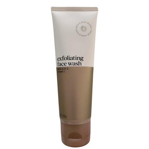 Bath and Body Works Exfoliating Face Wash With Aloe + Vitamin E 4 Ounces