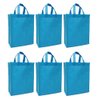 CYMA Reusable Gift Bags, Medium, 6 Pk (Aqua).
