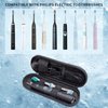Mijibisu Toothbrush Travel Case Compatible with Philips Sonicare DailyClean 1100, ProtectiveClean 4100/5100/6100/6500, Sonicare ExpertClean 7500 and More.(CASE ONLY).Black