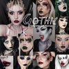 oygcee Gothic Lip Gloss - Non-Sticky, Long-Lasting, High Pigmented Gloss with Glossy Finish | Moisturizing, Smudge-Proof Lip Gloss for Halloween, Cosplay & Gothic Makeup