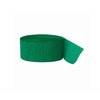 Premium Emerald Green Crepe Paper Streamer - 81 ft (1 Pc) - Perfect for Birthdays, Weddings, and Events