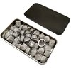 Ruilida 50pcs Pipe Screens 1/2 Inch Premium 304 Stainless Steel, 0.5" Pipe Screen Filters with Metal Storage Box