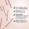Kitsch Blonde Bobby Pins - 1.87 Inches | Ideal for Blonde, Thick & Thin Hair | Hair Styling Accessories for Kids, Girls and Women | Hair Stylist Must Haves | Stylish and Secure Hair Pin - 45 pcs