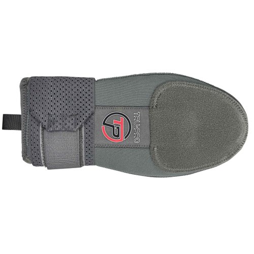 Tru Pro Sliding Mitt - Custom Design for Right and Left Hand - Sliding Mitt for Baseball and Softball - Youth and Adult Size - Sliding Mitt Hand Protection - Sliding Mitt for Baserunning (Youth, Gray)
