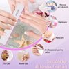 Professional Nail File Double Sided 80/80 Grit Nail Files Manicure Tools for Nail Grooming and Styling, 12 Pcs File Nail for Poly Nail Extension at Salon