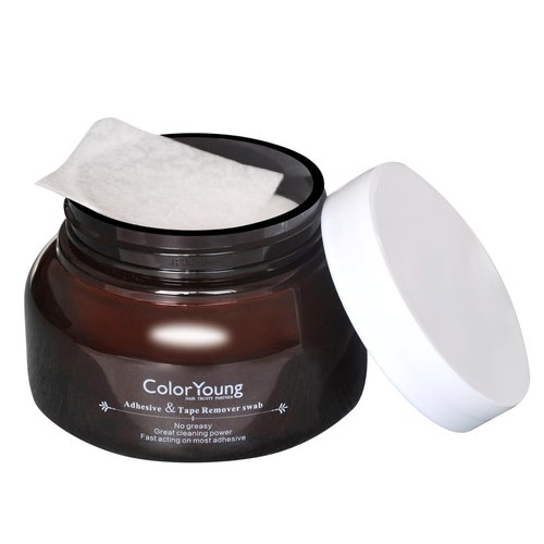 ColorYoung Tape in Extension Remover Wig Tape Adhesive Remover Wig Glue Remover For Lace Wigs Toupee Tape in Hair Extension Sticky Residue