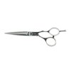 Cricket Logo Gold Series Pro 5.75” Hair Cutting Shear Professional Stylist Barber Haircutting Scissors, Stainless Steel, Convex Edge, Includes a Hair Dryer Gift