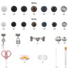 Stone Beads for Jewelry Making, Charm Bracelet Making Kit 450Pcs Beads for Bracelets Making Kit DIY Magnetic Bracelets for Couples Lovers