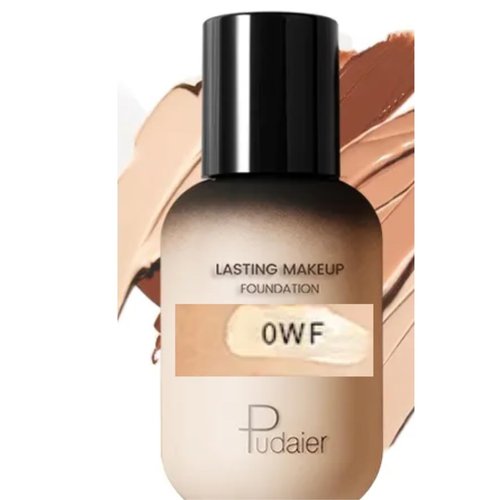 0WF - Liquid Foundation (Color: Warm Fair 0) Concealing 24-Hour for Face & Body Full Coverage - Invisible Pores, Covering Blemishes, 1 fl. oz