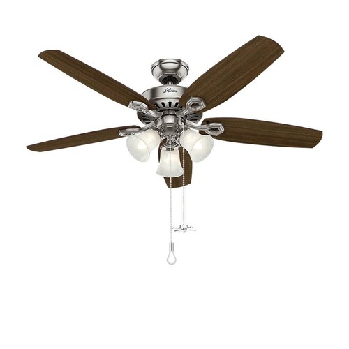 Ceiling Fan Pull Chain, 120" Rust Proof Copper 3mm Beaded Ball Light Pulls Extension Chains with 12 Connectors, Silver