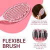 Daily Gard Detangling Brush, Dry and Wet Vented Detangler Hair Brush for Women and Men, Paddle Quick Drying Hairbrush for Wet/Dry/Curly/Thick/Long/Wavy/Damaged Hair, Pink