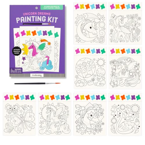 Mudpuppy Unicorn Dreams Painting Kit