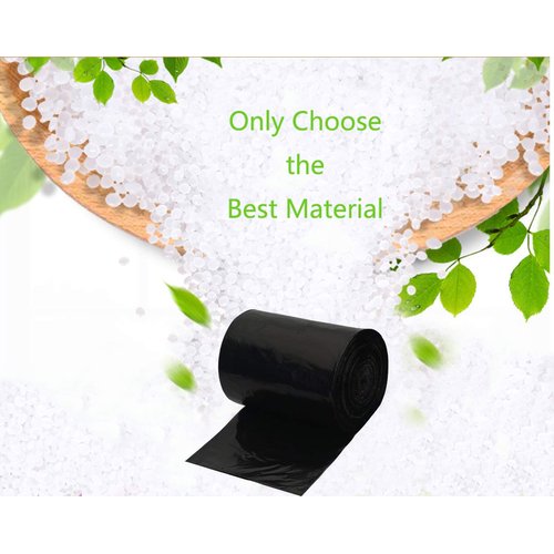 Black Trash Bag,Gereen 8 Gallon Tall Kitchen Trash bag Garbage Bag Trash Can Liner (8 Gallon(100 Count), Black)