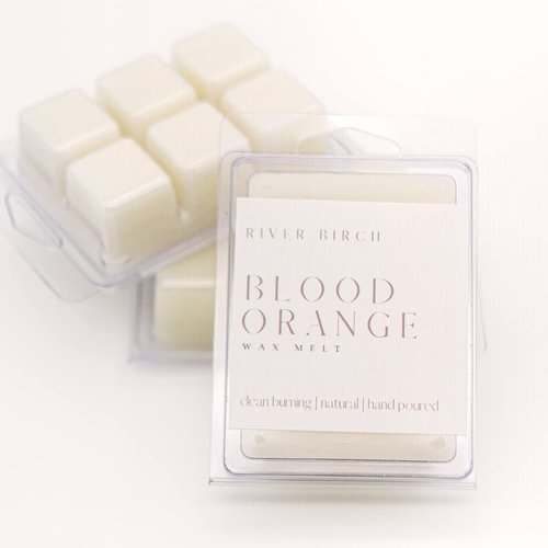 River Birch Candles Blood Orange 3-Pack Soy Wax Melts | Premium, All-Natural, Non-Toxic | 7.5 oz. Total | Cozy Relaxing Gifts for Home | Made in USA