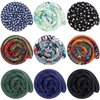 Dingion 9 Pieces Colorful Spiral Lock Hair Tie Long Dreadlock Accessory Hair Bands Bendable Iron Wire Ponytail Holders, 9 Styles, 9 Count, for Women Men Thick Long Curly Hair