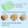 V-TOP 20 Pack Travel Toothbrush Head Covers, Portable Toothbrush Pod Caps Case Protector for Home and Outdoor