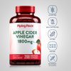 Piping Rock Apple Cider Vinegar Capsules 1800 mg | 200 Pills | Potent Formula | ACV Supplement | Non-GMO, Gluten Free