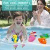 Mold Free Baby Bath Toys - Infant Baby Toys 6-12 12-18 Months - Water Table Toys Pool Toys Fish Bathtub Toys for Toddler 1-3 - Valentines Day Gifts for Boys Girls Easter Basket Stuffers Toy Boats
