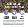 Tiesta Tea - Cocoa Mint Chill | Chocolate Peppermint Herbal Tea | Premium Loose Leaf Tea Blend | Non-Caffeinated Tea | Make Hot or Iced Tea & Brews Up to 200 Cups - 12 Ounce Resealable Bulk Pouch