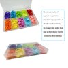 Meikeer 150 Pieces Knitting Crochet Locking Stitch Markers Stitch Needle Clip Counter 10 Colors (Color Ship Randomly)
