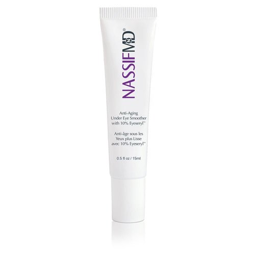 NassifMD Under Eye Smoother Firming Eye Cream, Anti Aging Eye Cream for Women, Under Eye Cream Da...