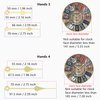 TIKROUND Quartz DIY Wall Clock Movement Mechanisms Battery Powered DIY Repair Parts Replacement with 4 Sets Hands,3/10 Inch Maximum Dial Thickness,29/32 Inch Total Shaft Length Gold Hands.