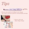KWOLYKIM 2 Colors Jelly Lipsticks, Glass Water Hydrating Heart Shaped Lipsticks Moisturizing Tinted Lip Balm Lip Gloss Long Lasting Lip Pen Beauty Makeup Plumping Gloss Lip Glaze Gift for Women Girls