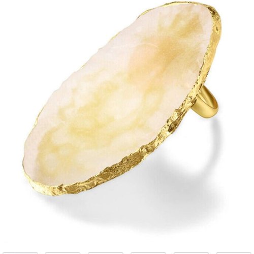 Yellow Resin Nail Art Palette Nail Mixing Palette Polish Holder Drawing Color Palette Nail Art Painting Palette Manicure Tool, Attractive Processed Makeup Palettes