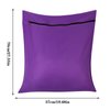 AUXSOUL 1 Pack Pet Laundry Bag,Stops Pet Hair Blocking The Washing Machine,Big Size Wash Bag Ideal for Dog Cat Horse,Hair Remover Safely,25.8’’ 27.8’’(65 X 70cm)(Purple)