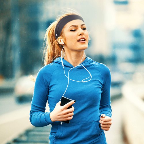 WILLBOND 16 Pieces Elastic Headbands with Button Yoga Sports Headband Sweatband Non Slip Nurse Headbands Multicolored Ear Protection Holder for Men Women Friends (Button Style)