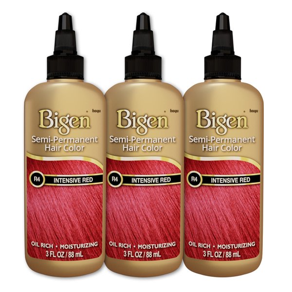 R4 Intensive Red Bigen Semi Permanent Hair Color (3 Pack)