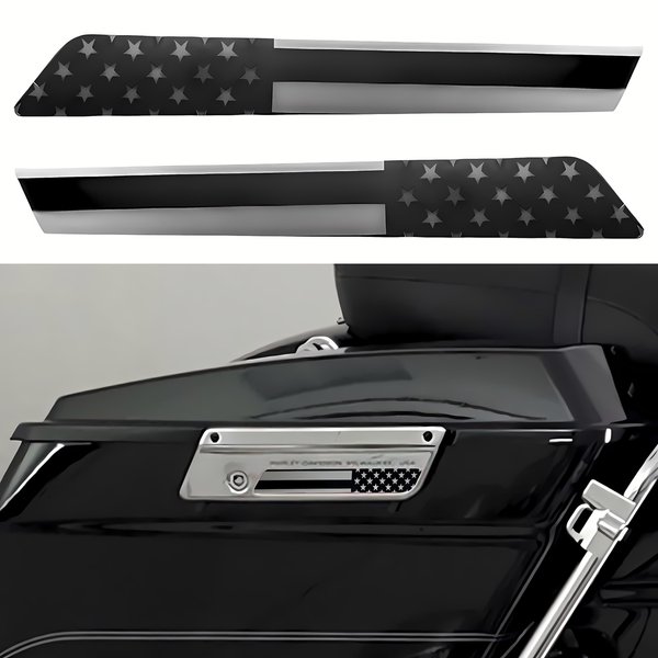 Alicatong American US Flag Saddlebag Inserts Compatiable with Harley Davidson Touring 2013 and Older Harley Davidson Street Glides 2013 and Older Harley Davidson Road Glides 2013 and Older