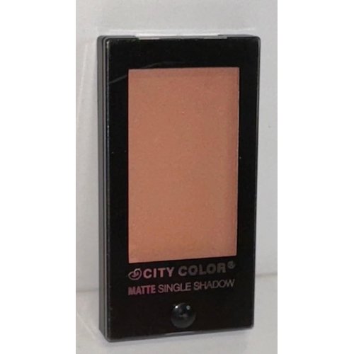 CITY COLOR Matte Single Eye Shadow CREAMSICLE 0.08 oz ~ Soft Peachy-Toned Matte Finish for Everyday Elegance