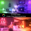 ILC RGB LED Color Changing Light Bulb, 40W Equivalent, 450LM, 2700K Warm White 5W E26 Screw Base RGBW, Flood Light Bulb- 12 Color Choices - Timing Infrared Remote Control (4 Pack)