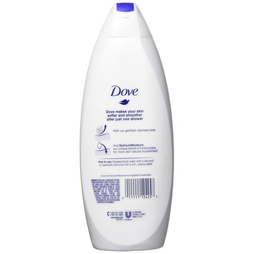 Dove Body Wash 22 Ounce Deep Moisture (650ml) (Pack of 6)