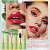3PCS Aloe Vera Color Changing Lipstick Set,Magic Jelly Lipstick Long Lasting Highly Pigmented Color Change Lip Gloss,Waterproof Lips Moisturizer Non-Sticky Cup Tinted Lip Balm Stain Makeup Set