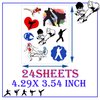 CupaPlay 176 Taekwondo Karate Tattoos Temporary Stickers Kung Fu Wrestling Theme Party Supplies Decorations Birthday Baby Shower Party Prizes Rewards Favors Tattoos