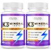 (2 Pack) K3 Mineral Weight Loss Pills for Women and Men - K3 Salt Mineral, Vitamin + K3 Capsules Supplement for Weight Loss - 60 Days Supply