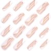 Press on Nails Extra Long - Aegenacess Square Press On Nails with 3D Gold Swirls, White and Nude Fake Nails with Glue Sticker, Handmade Stick On Nails False Nail in 12 Sizes, 24pcs