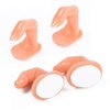 Practice Finger Nail Art Practice Finger Plastic Fake Fingers with Nails for Hand Nail Art Training Display Decoration Tools (10 Pcs)
