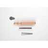 Nurge Premium Quality Punch Needle Kit, 1.2 mm - 1.6 mm - 2.2 mm Metal Tubes and Wooden Handle Punch Needle Kits for Adult Beginner, Embroidery Weaving Tools for Thread