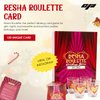 Caresha Please Resha Roulette Card, A Drinking Card Game for Parties and More, Includes 120 Cards and 4 Shot Glasses, Adult Drinking Game, Roulette Shot Drunk Lovers Card Game