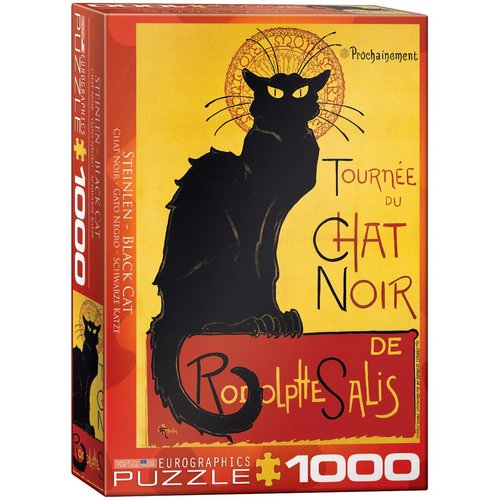 EuroGraphics Chat Noir by Steinlen 1000 Piece Puzzle (6000-1399)