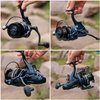 Sougayilang Fishing Reel,13+1BB,Spinning Reel for Catfish,Carp,Walleye,Striped Bass,with a Spare Spool-MG7000